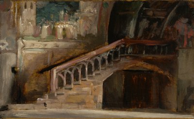 Utsikt i den nedre kirken i San Francesco i Assisi, 1876 av Charles Emile Auguste Carolus-Duran