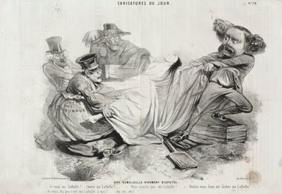 En intenst omstridt ung kvinne av Charles Emile Jacque