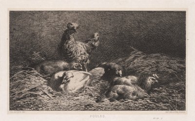 Kyllinger av Charles Emile Jacque