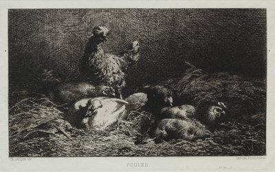 Kyllinger av Charles Emile Jacque
