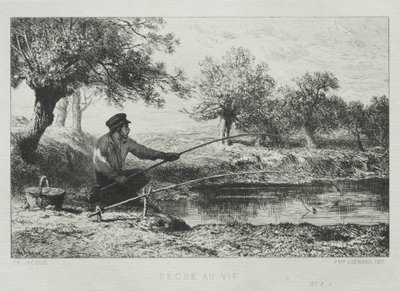 Fiske av Charles Emile Jacque