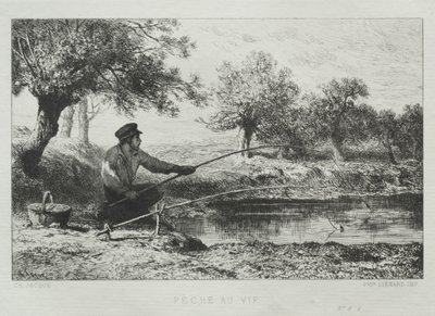 Fiske. av Charles Emile Jacque