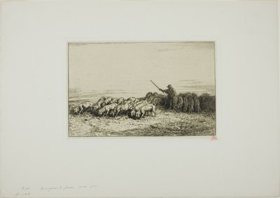 Griseflokk av Charles Emile Jacque