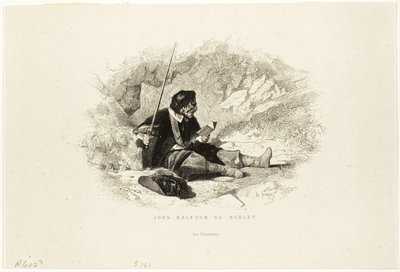 John Balfour fra Burley - Puritanerne av Charles Emile Jacque