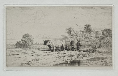 Landskap, Arbeidere av Charles Emile Jacque