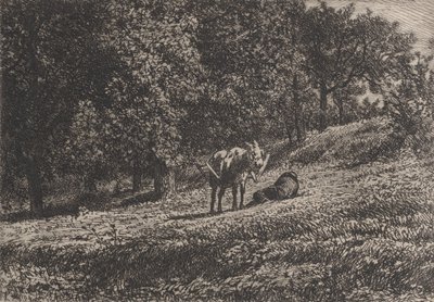 Frukthage, 1865. av Charles Emile Jacque