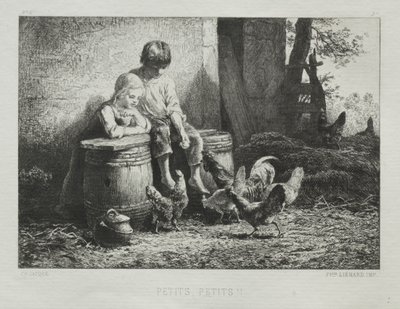 Liten, liten. av Charles Emile Jacque
