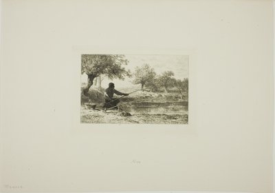 Stangfiske av Charles Emile Jacque