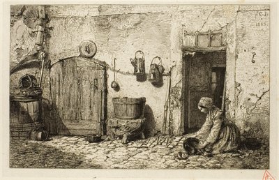 Bryggerpike av Charles Emile Jacque