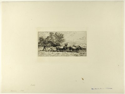 Team av okser av Charles Emile Jacque