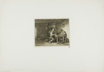 Kortspillerne av Charles Emile Jacque