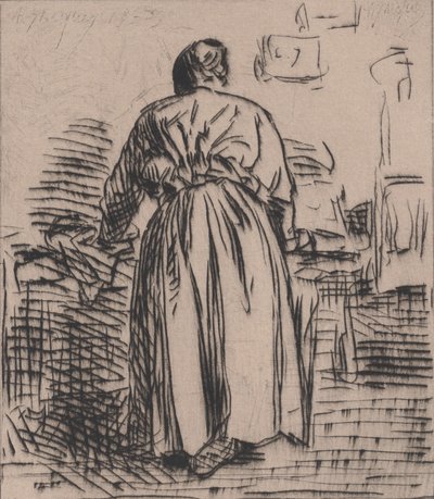 The Ironing Woman, 1843. av Charles Emile Jacque