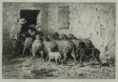 Tilbakekomsten av Charles Emile Jacque