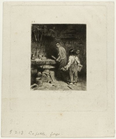 Den lille smia av Charles Emile Jacque