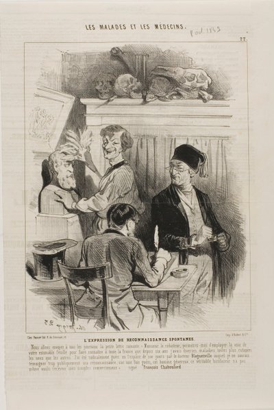 Uønsket uttrykk for takknemlighet (plate 22) av Charles Emile Jacque