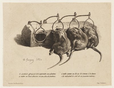 Musefellen av Charles Emile Jacque