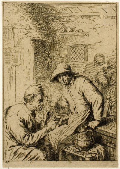 To røykere av Charles Emile Jacque