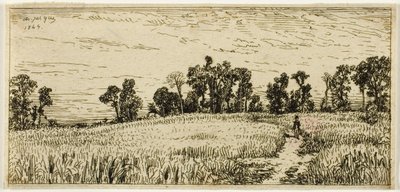 Hveteåker av Charles Emile Jacque