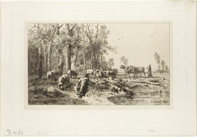Vinter av Charles Emile Jacque
