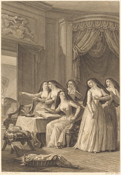 Søster Jane av Charles Emmanuel Patas after Charles Monnet
