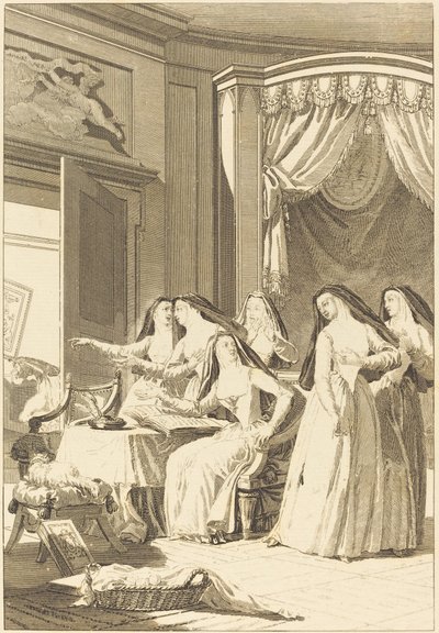 Søster Jane av Charles Emmanuel Patas after Charles Monnet