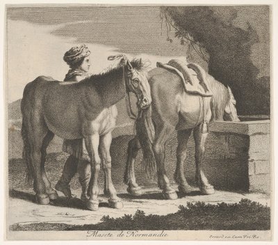 Normandie bord. av Charles Errard le fils