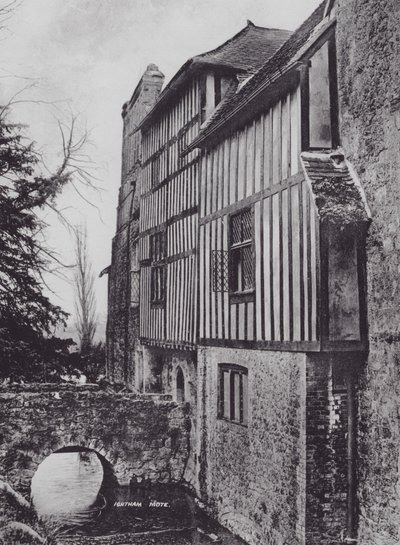 Ightham Mote (s/hvitt bilde) av Charles Essenhigh Corke