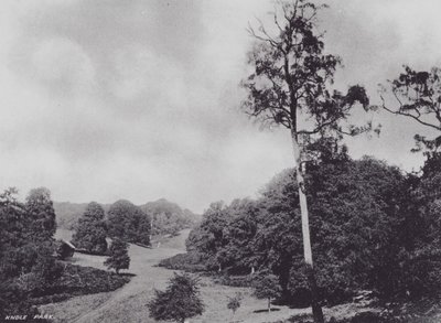 Knole Park (s/hvitt bilde) av Charles Essenhigh Corke