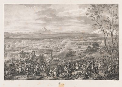 Maringo, tidlig på 1800-tallet (litho) av Charles Etienne Pierre Motte
