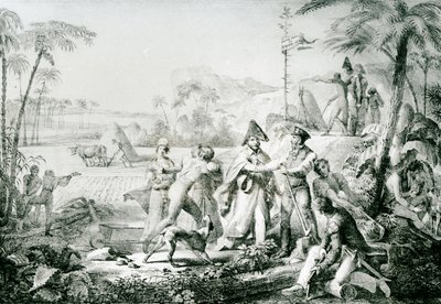 Bare laurbærtrærne vil vokse uten dyrking, illustrasjon for general Lallemand (1774-1839) på Champ dAsile, 1819, etter Rullmann av Charles Etienne Pierre Motte