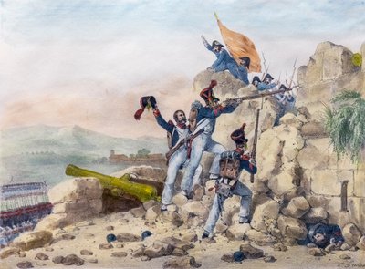Overgivelsen av Ciudad Rodrigo, Spania av Charles Etienne Pierre Motte