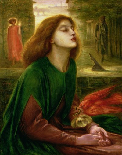 Kopi av Beata Beatrix av Dante Gabriel Rossetti (1828-82), ca. 1900-10 (olje på lerret) av Charles Fairfax Murray