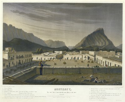 Monterey, sett fra en hustopp på hovedplassen, [mot vest] oktober av Charles Fendrich