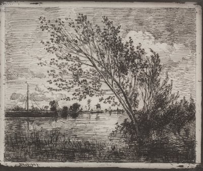 En klynge av alder av Charles Francois Daubigny