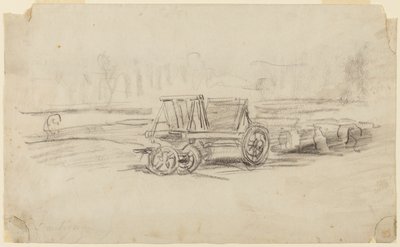 En gårdsvogn av Charles Francois Daubigny