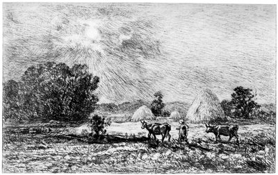 Måneskinn i Valmondois, 1840-1875 1924 av Charles Francois Daubigny