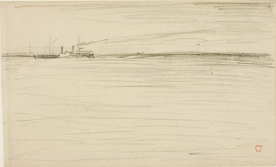 Krysser kanalen av Charles Francois Daubigny
