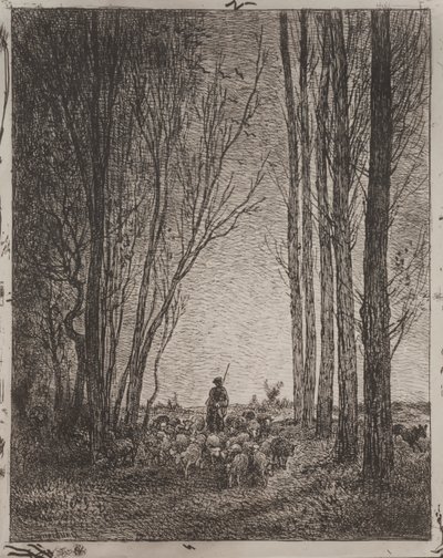 Samling i flokken av Charles Francois Daubigny