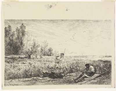 Høsting av Charles Francois Daubigny