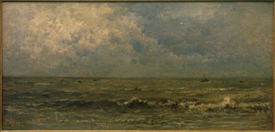 Havet, gråvær av Charles Francois Daubigny