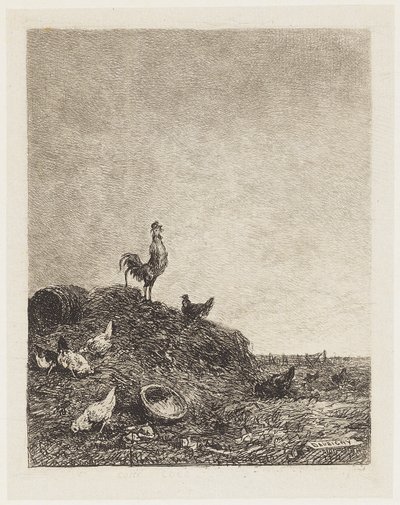 Sangen om hanen av Charles Francois Daubigny