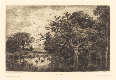 Marsh av Charles Francois Daubigny