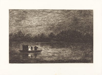 Nattreise, 2. plate av Charles Francois Daubigny
