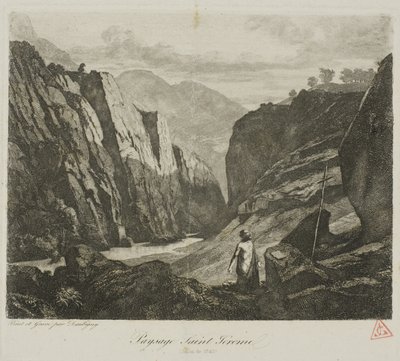 Den hellige Jerome av Charles Francois Daubigny