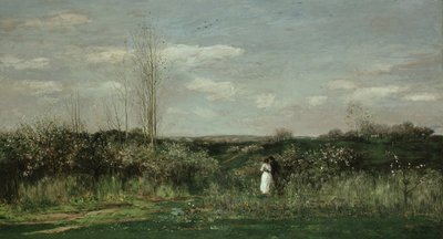 Vårlandskap, 1862 av Charles Francois Daubigny