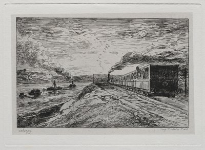 Båtturen: Avgangen (Returen) av Charles Francois Daubigny