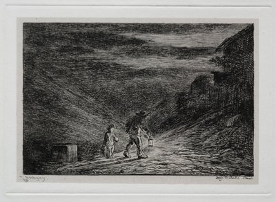 The Boat Trip: The Search for an Inn av Charles Francois Daubigny