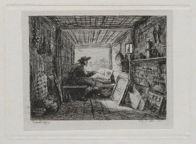 Båtturen: Studioet på båten, 1861. av Charles Francois Daubigny