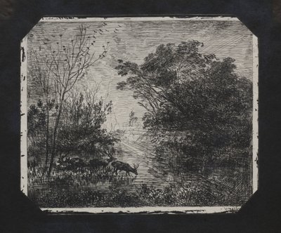 Hjorten, 1862. av Charles Francois Daubigny
