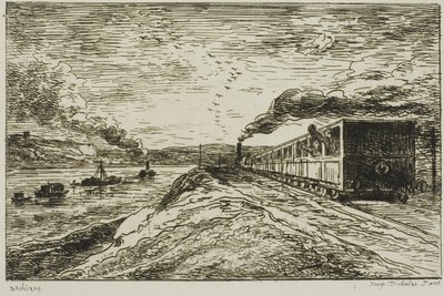 The Departure (Returen) av Charles Francois Daubigny